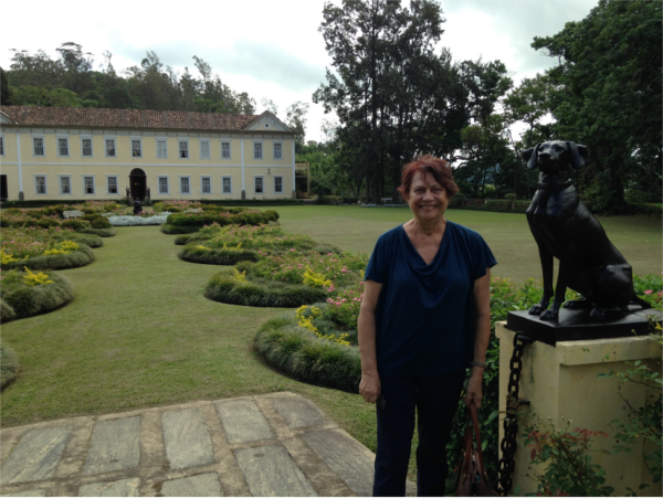 Ao fundo a sede da fazenda que pertenceu aos Bar&otilde;es do Campo Belo, av&oacute;s de Eufr&aacute;sia.